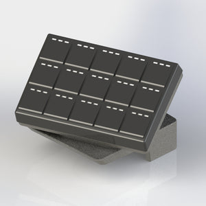 8/15 Button Keypad Holder - Mitsubishi Lancer Evolution (7/8/9) [MoTec, RaceGrade, Haltech, CAN keypad]